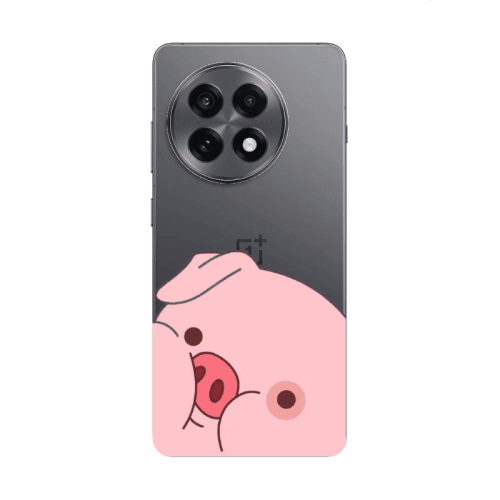 Oneplus 13 5G Piggy 2 Transparent Silicone TPU Θήκη
